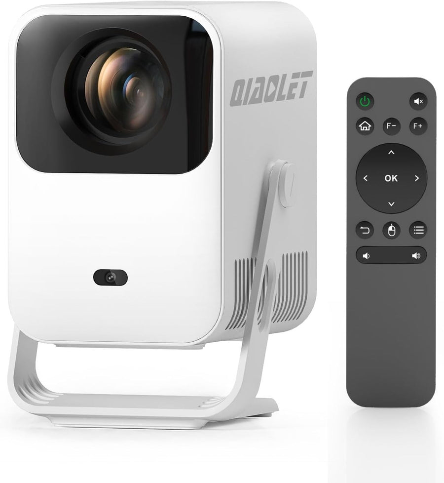 Smart Mini Projector 4K Support WiFi 6 Auto Focus 270° Android 13