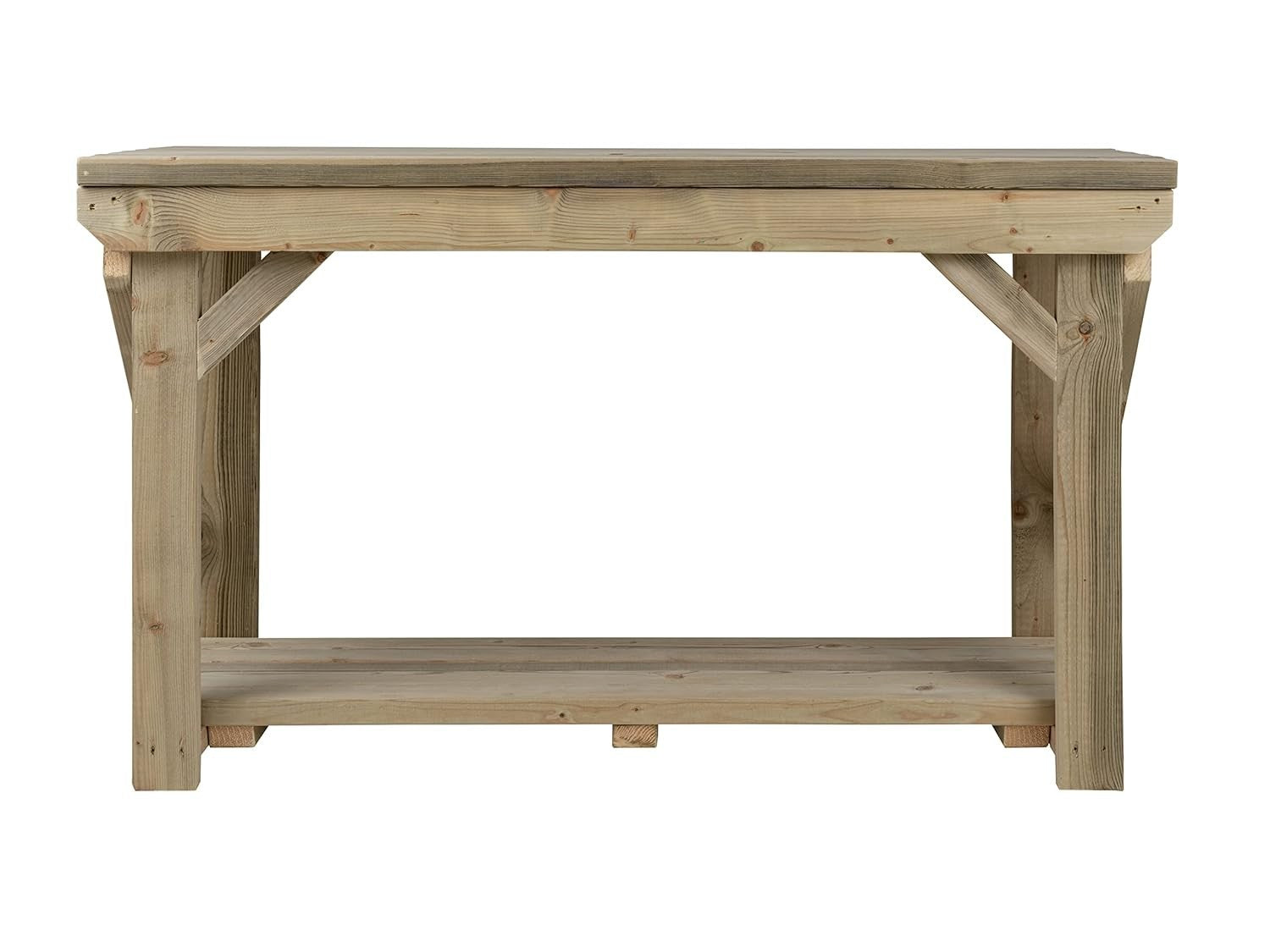 Pressure Treated Wood Workbench 3ft Heavy Duty 90x64x90cm Garage Workshop Table