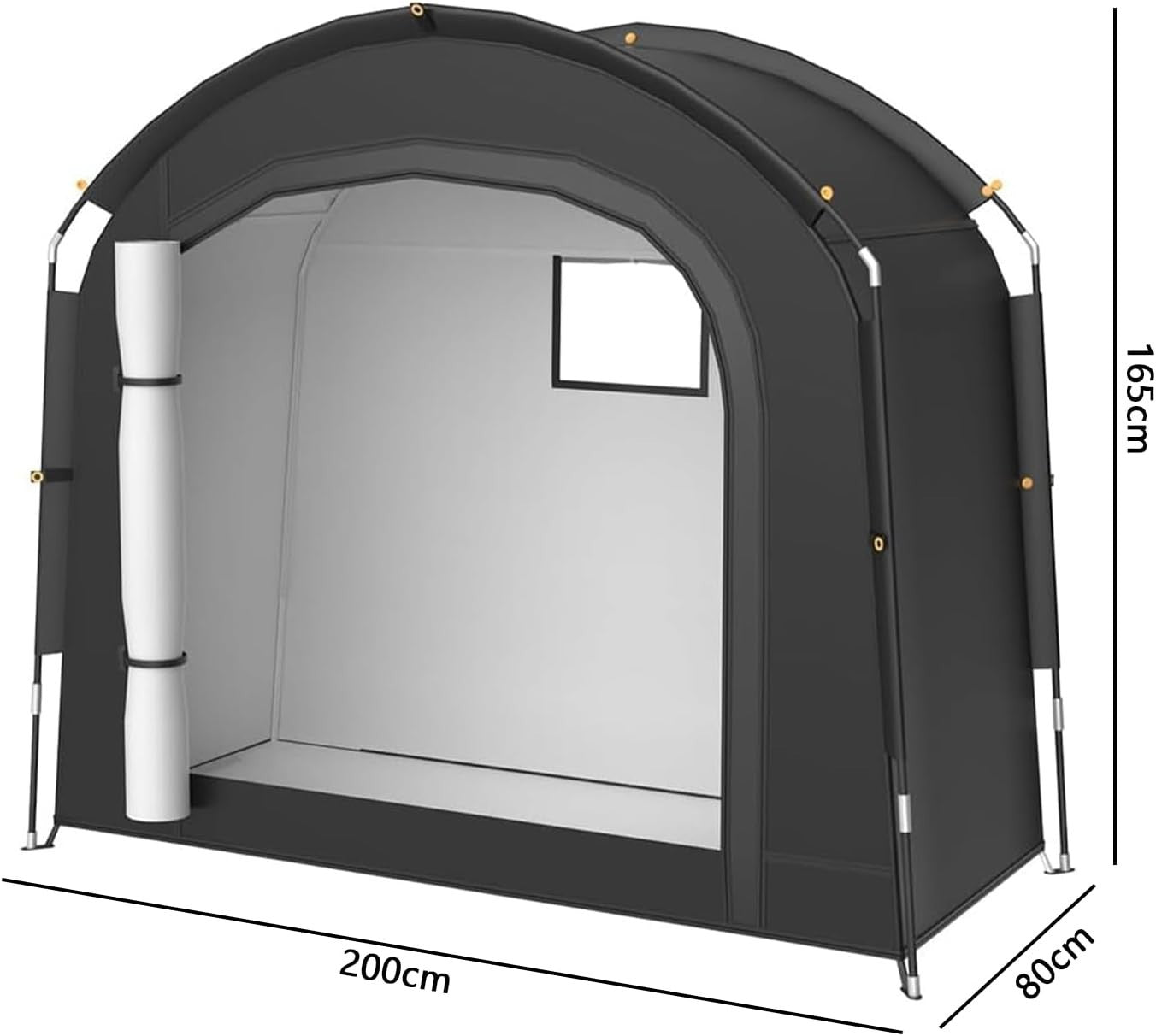 Portable Waterproof Bike Shed 2-Bike Storage Tent 200x80x165cm Green
