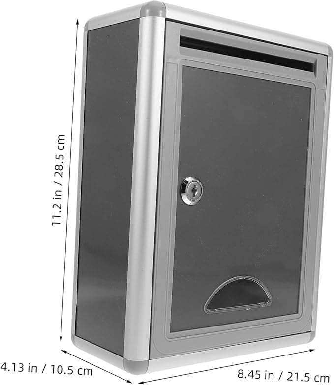Secure Wall Mounted Mailbox – Weatherproof, Large Capacity, Modern Design
