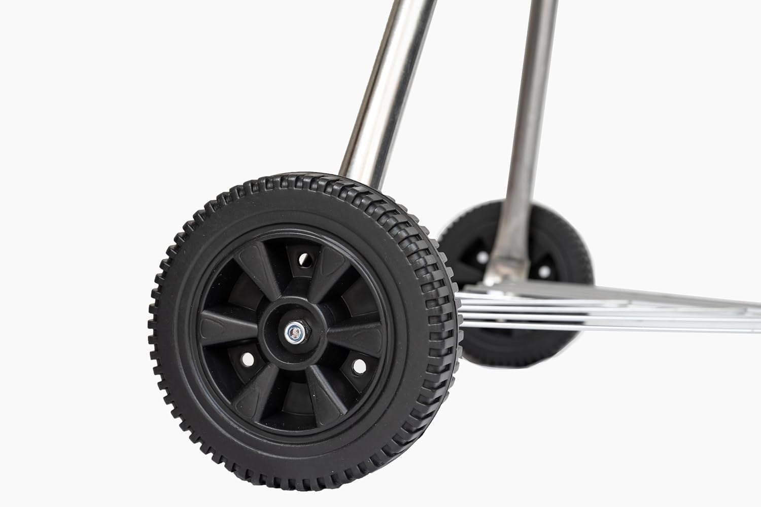 Portable Charcoal BBQ Grill with Temperature Gauge, Airflow Vents & Wheels