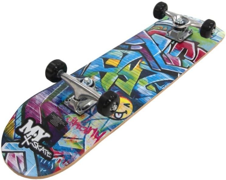 31" Complete Skateboard Double Kick 7-Ply Birch Deck ABEC-7 Bearings