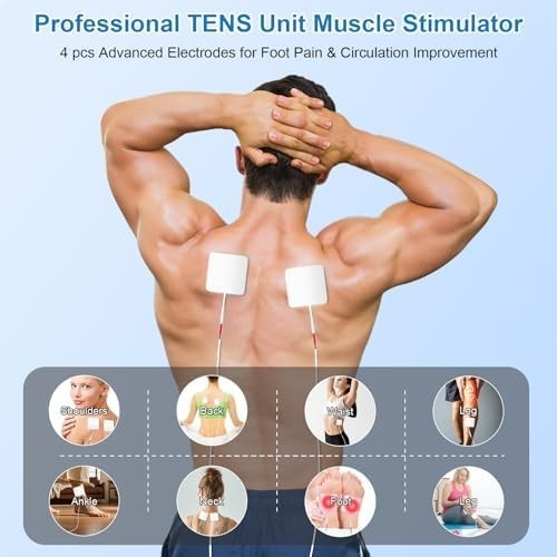 Blood Circulation Foot Massager with EMS TENS & Infrared Light Therapy