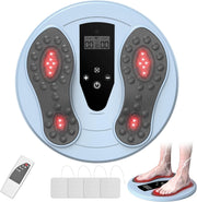 3-in-1 EMS & TENS Foot Massager with Red Light for Pain & Circulation