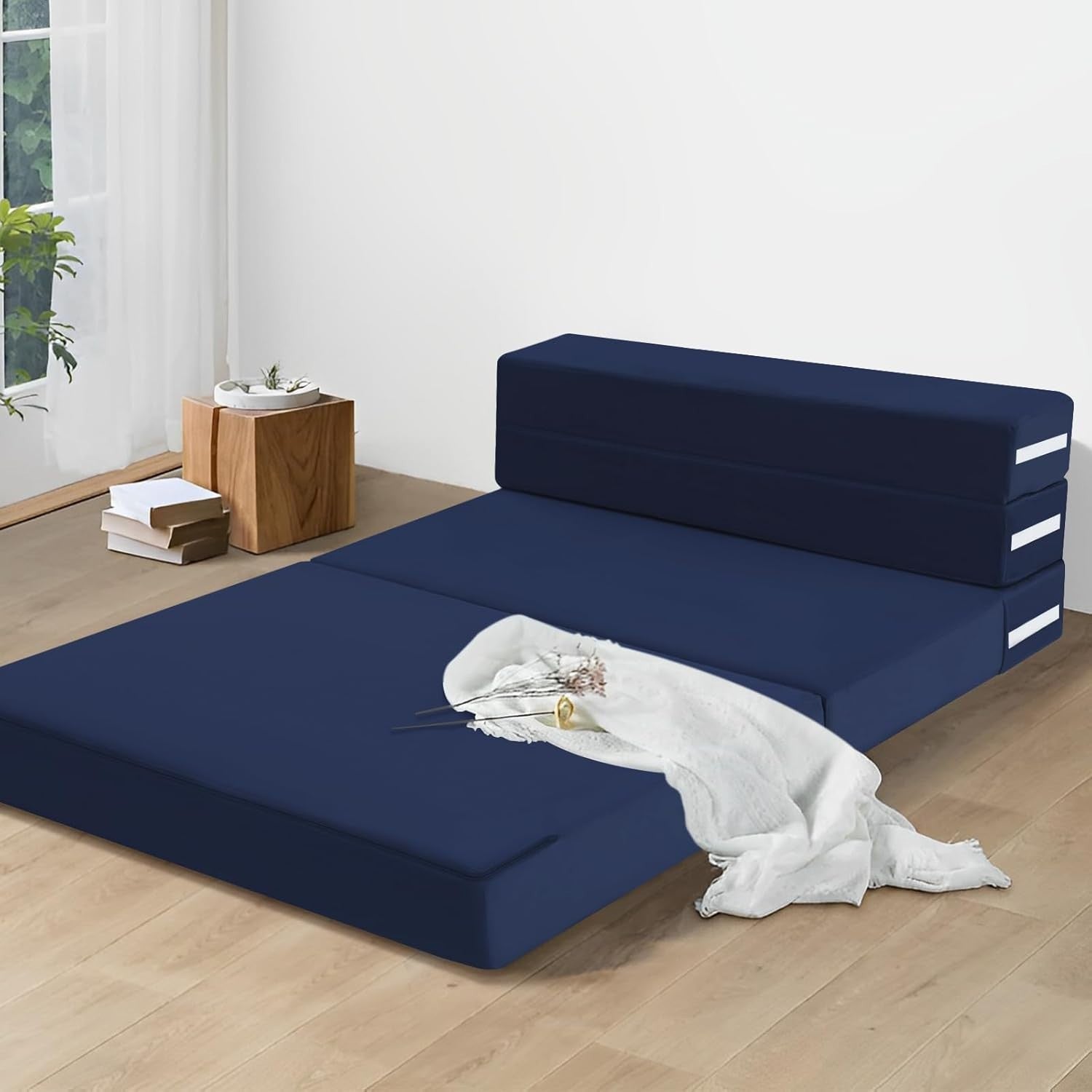 Foldable Floor Sofa Bed Double Futon Mattress Chair Guest Sleep Lounger