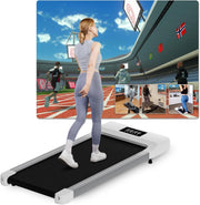 Under Desk Walking Pad Treadmill 6km/h App Control Quiet Home Office