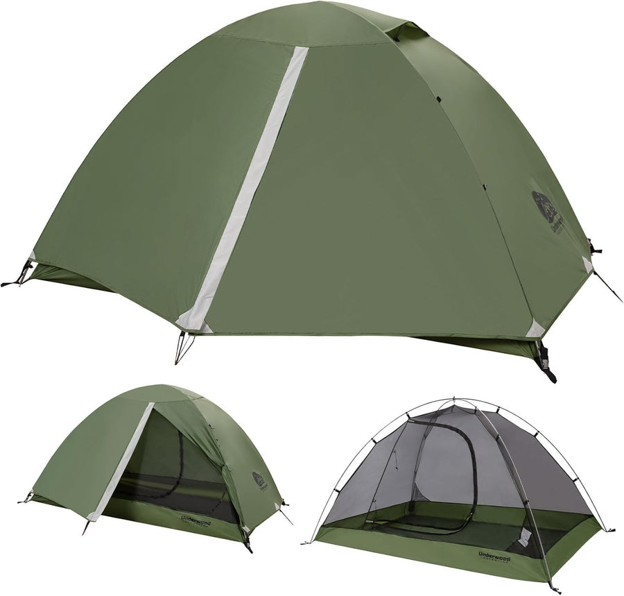 3 Man Camping Tent Lightweight Waterproof Dome 3 Season Hiking