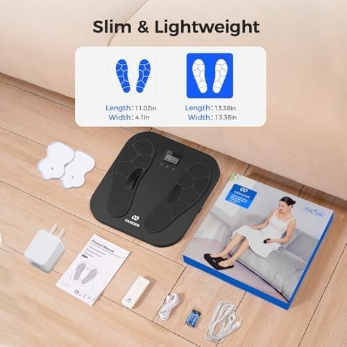 EMS TENS Foot Massager 10 Modes 20 Intensities Plantar Fasciitis Relief