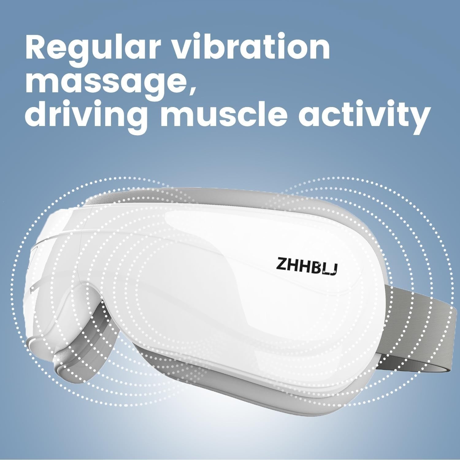 Heated Eye Massager Mask with Music 5 Modes Foldable