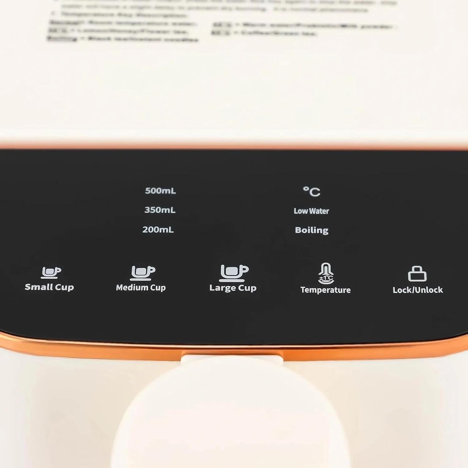 Instant Hot Water Dispenser 3L Rapid Heating Adjustable Temp Countertop Boiler
