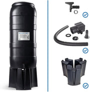 100L Slimline Water Butt Kit With Stand & Diverter | Space Saving Rain Saver