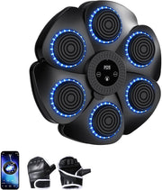 Music Boxing Machine LED Punch Pad Bluetooth Mounted Home