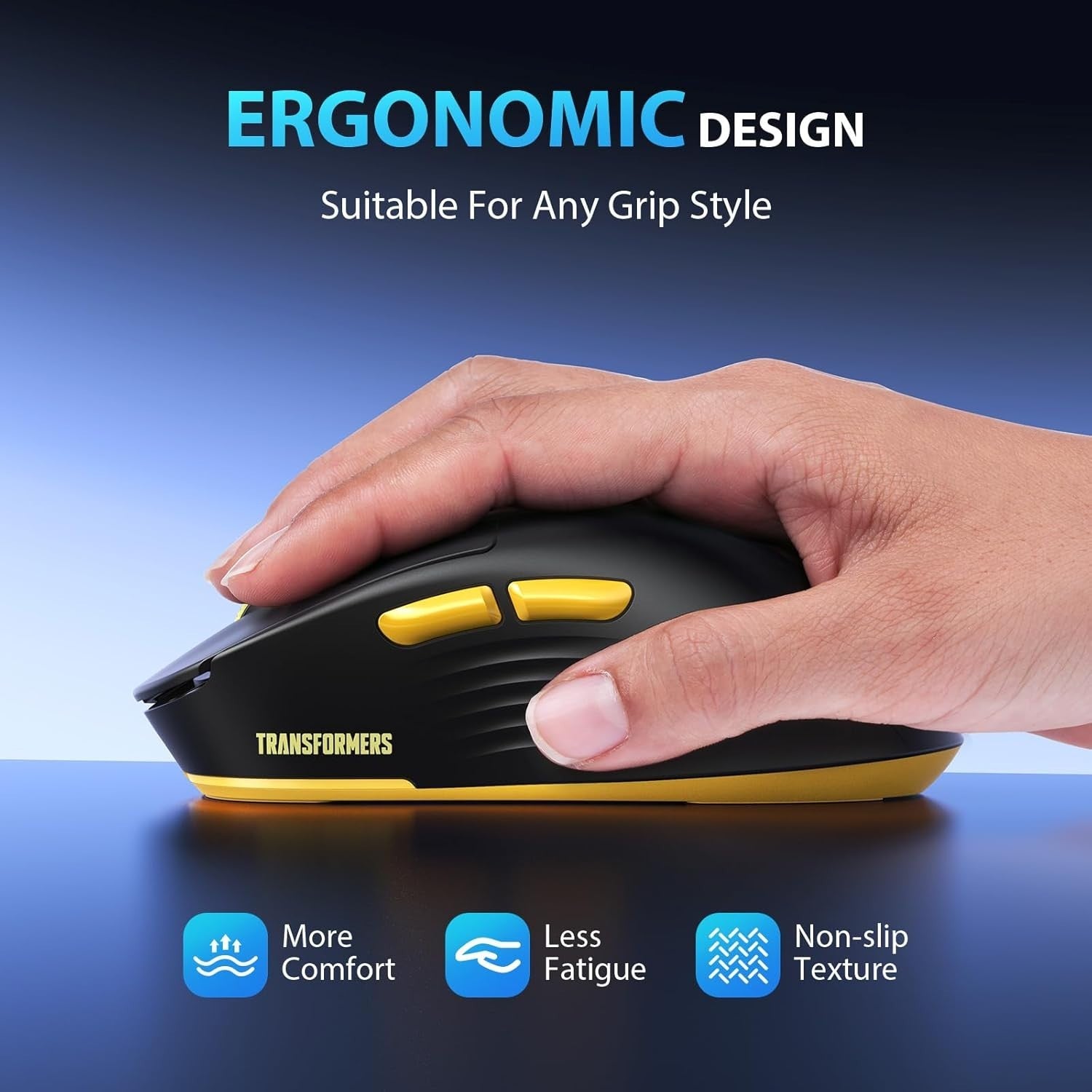 Wireless Gaming Mouse 63g 12000 DPI RGB Programmable 100H