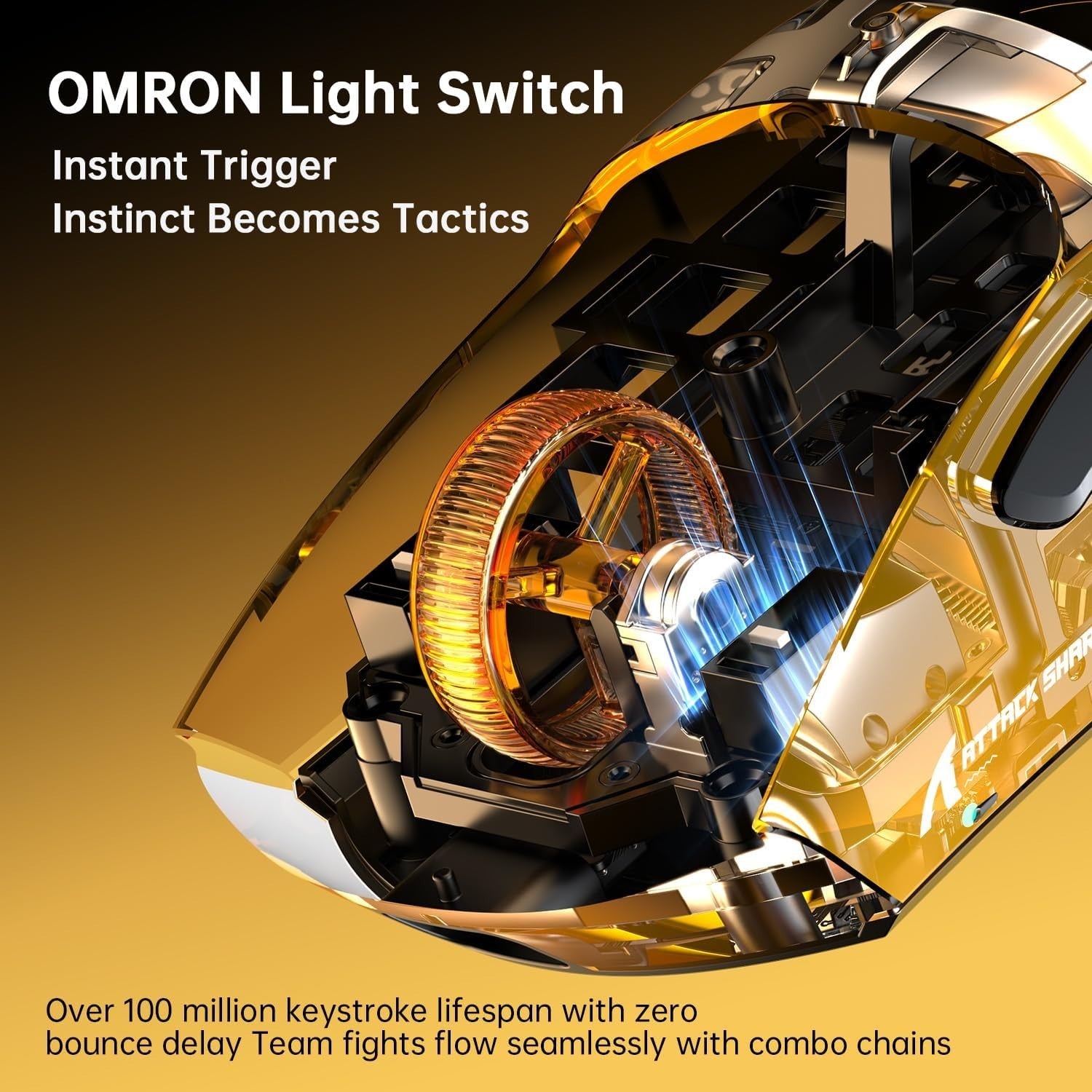 59g Ultra-Light Wireless Gaming Mouse Tri-Mode 8K Pro