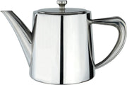 995ml Stainless Steel Teapot 5 Cup Mirror Finish Non Drip Tea Pot