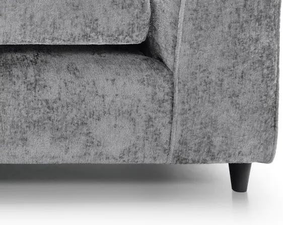 Light Grey 4 Seater Corner Sofa RH – Modular L Shape Fabric Couch Suite
