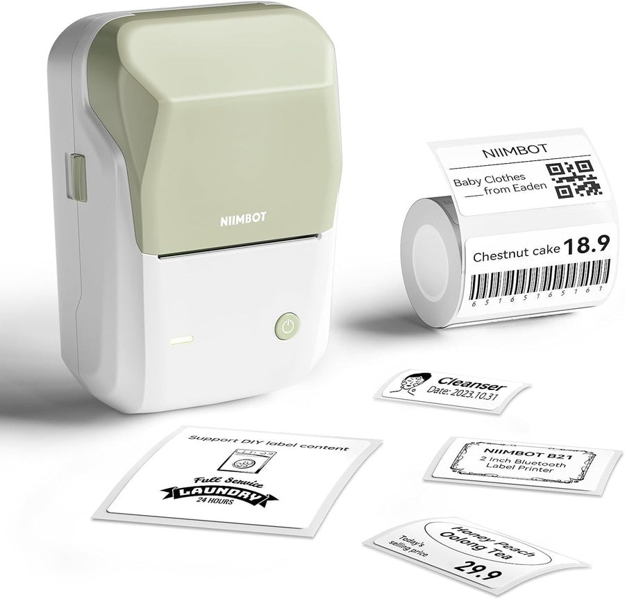 B1 2-Inch Portable Bluetooth Label Maker  Thermal Printer 20-50mm
