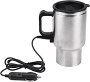 450ml 12V Electric Car Kettle Travel Mug Stainless Steel Heater