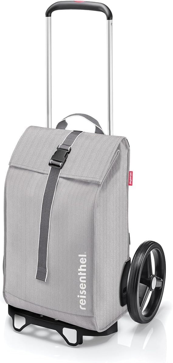 Large Wheeled Shopping Trolley Bag 40L Multi Compartment Adjustable Handle