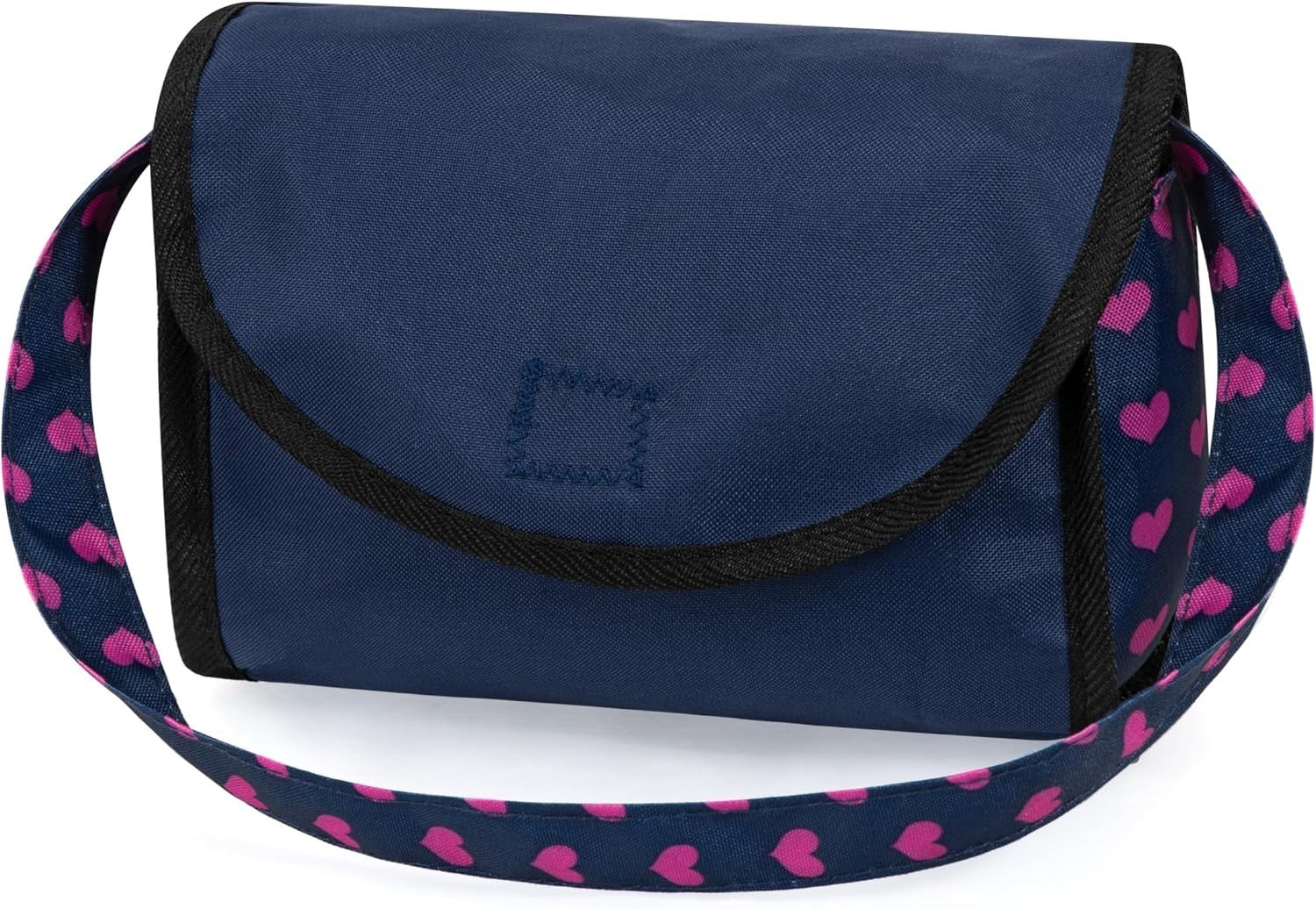 Double Doll Pushchair Twin Pram Adjustable Handle Fold Flat with Bag