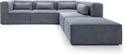 Dark Grey Corner Sofa 5 Seater Modular L Shape | 282x257x73cm Sectional