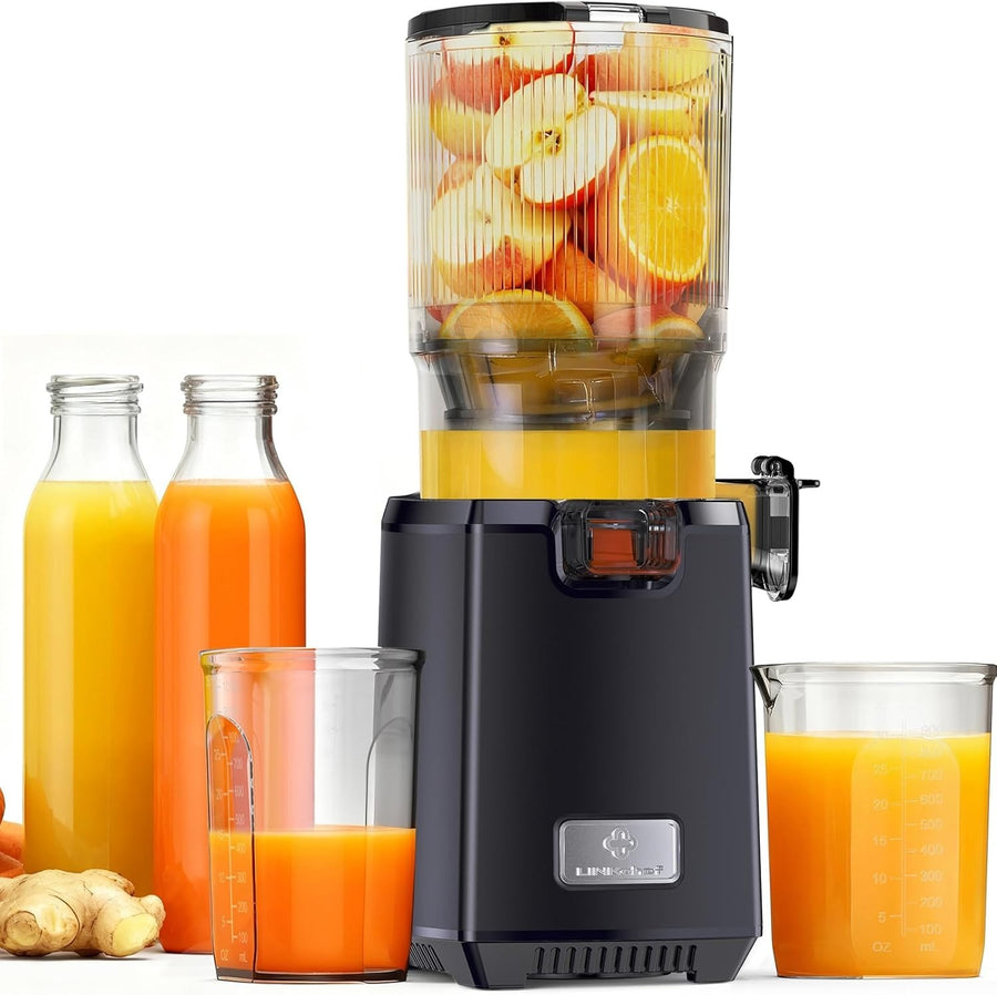 Cold Press Juicer 130mm Wide Chute Whole Fruit 1.8L 250W Slow BPA Free