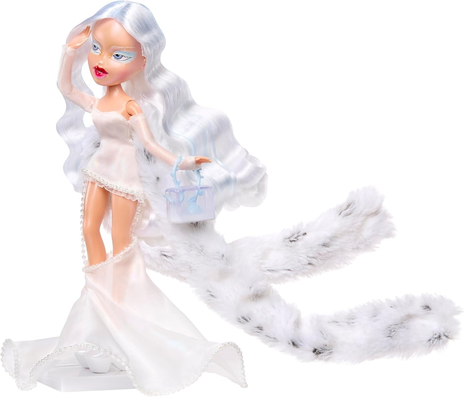 Holiday Collector Fashion Doll Winter Gown Faux Fur Accessories
