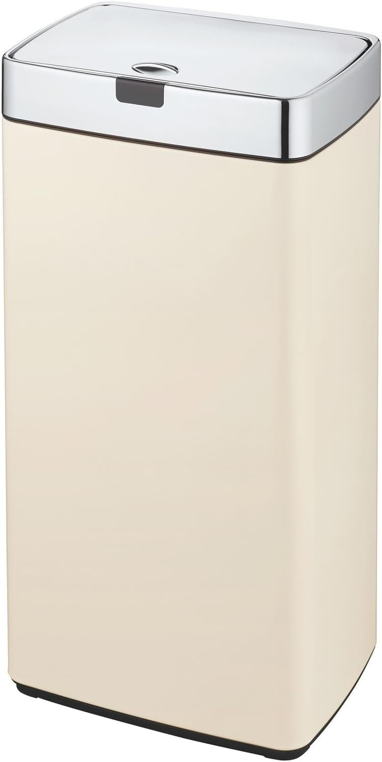 45L Automatic Sensor Kitchen Bin Touchless Cream Chrome