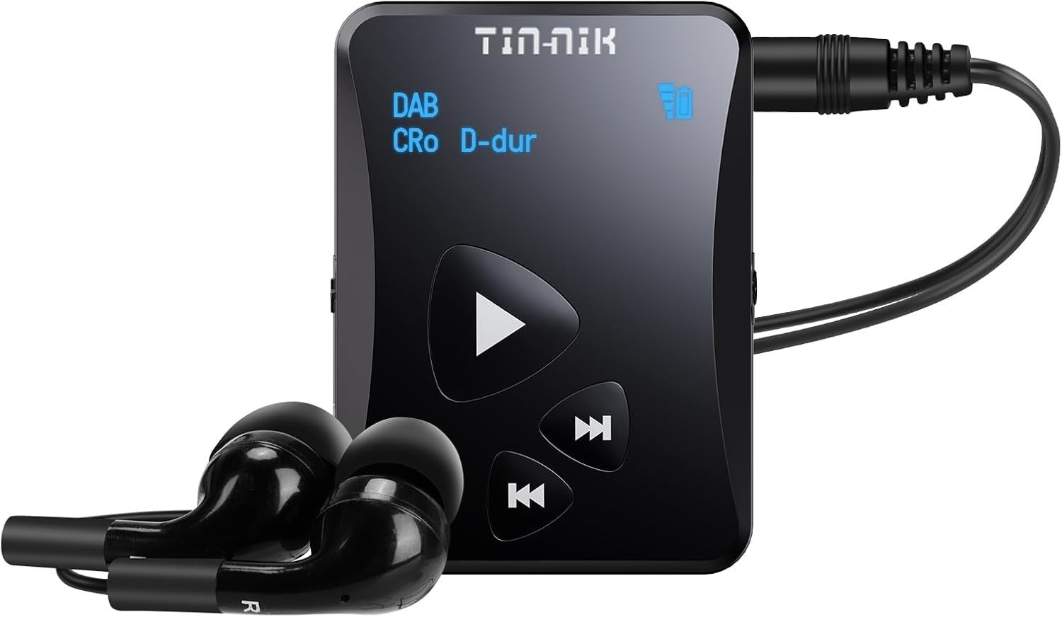 Portable DAB/DAB+ FM Radio Mini Pocket Radio Rechargeable Sports