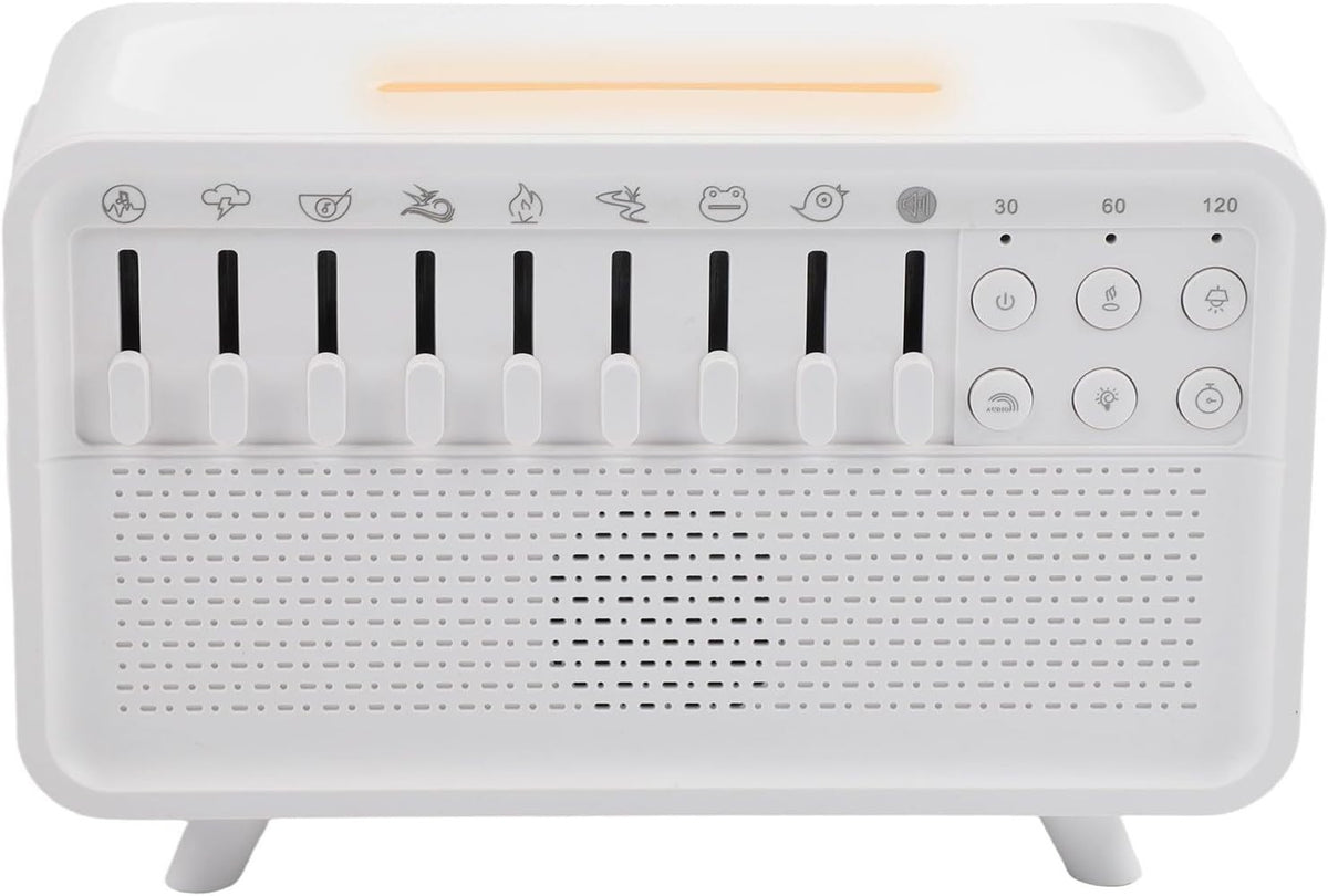 White Noise Machine Diffuser Humidifier 8 Sounds Night Light Sleep