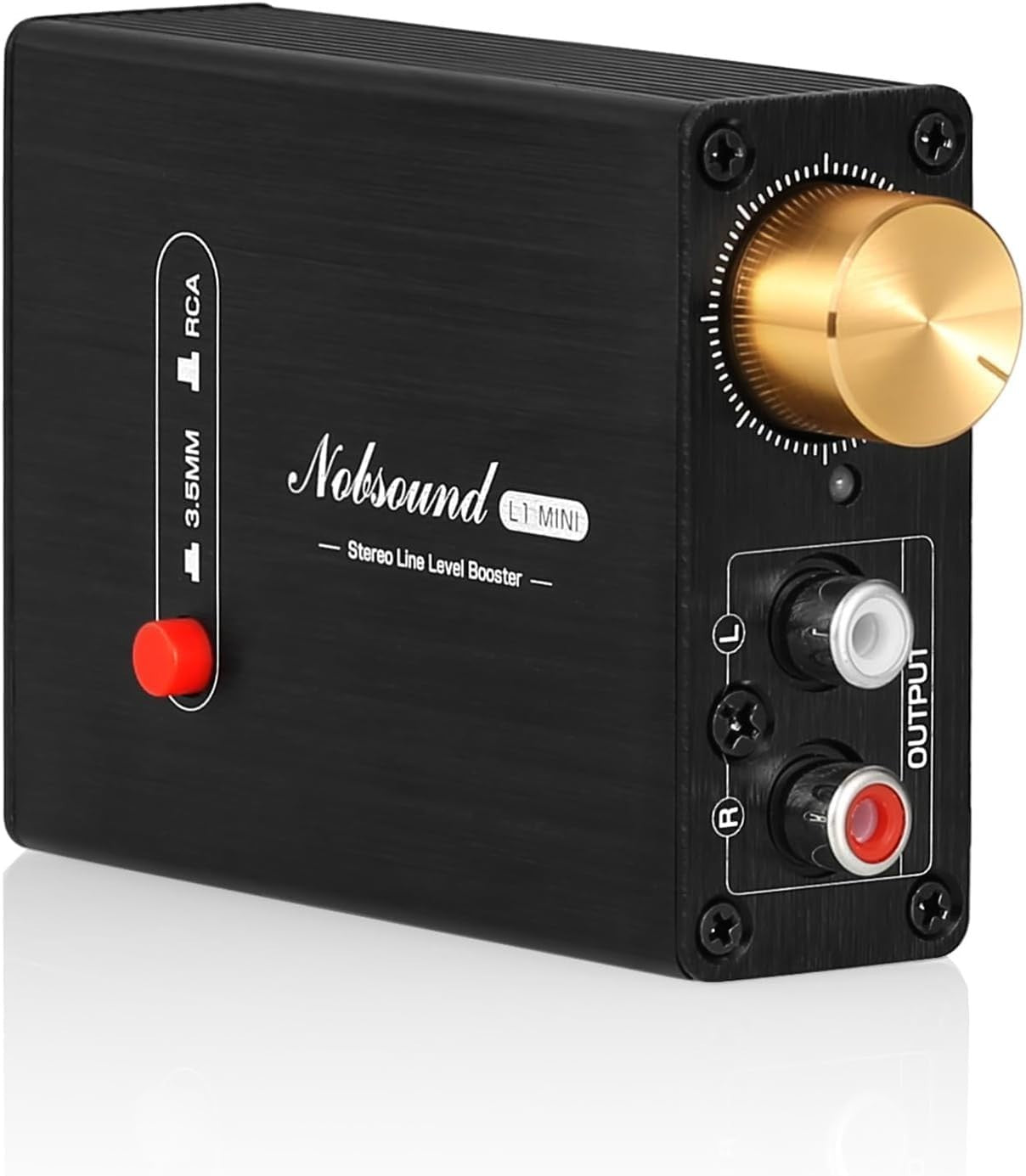 Mini Stereo Line Booster L1 MINI Preamp 20dB Gain with Volume Control