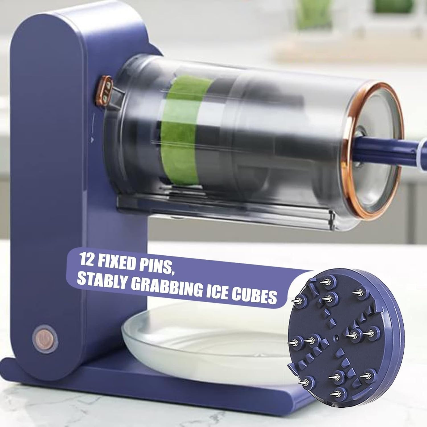 Electric Shaved Ice Machine Snow Cone Maker USB Rechargeable Portable