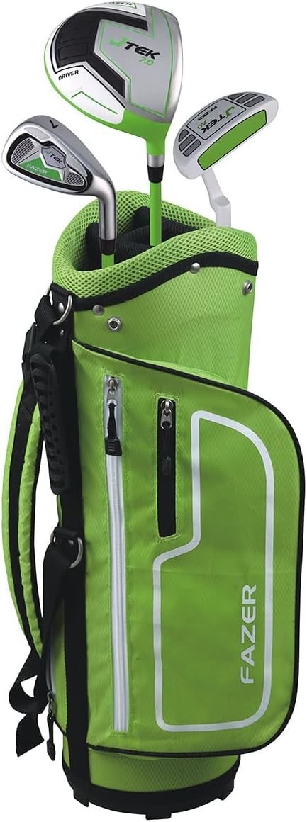 Junior Golf Club Set Right Hand Kids Starter Driver Irons Putter Stand Bag
