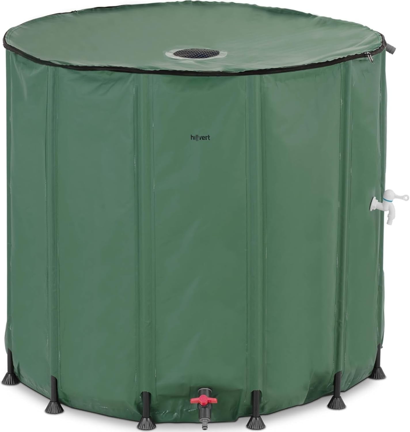 1000L Collapsible Rainwater Tank, Round, Garden Water Storage, PVC