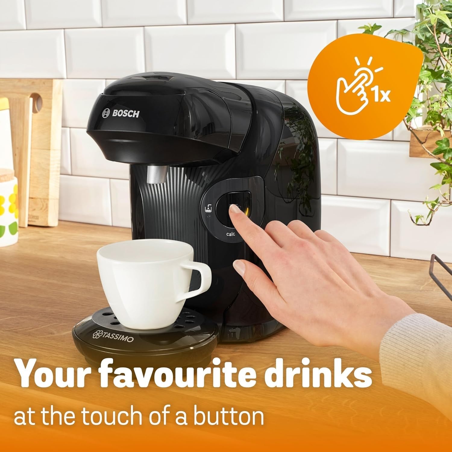 Pod Coffee Machine Starter Bundle | 40 Drinks Included | Auto Clean | 0.7L