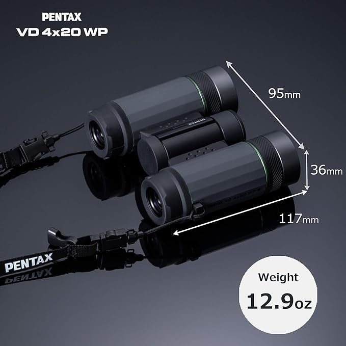 4x20 Compact Binoculars 3-in-1 Monocular Telescope High-Contrast Waterproof