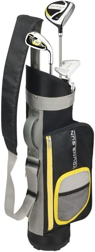 Kids Golf Club Set Blue Ages 6–8 Right Hand Driver Iron Putter Bag
