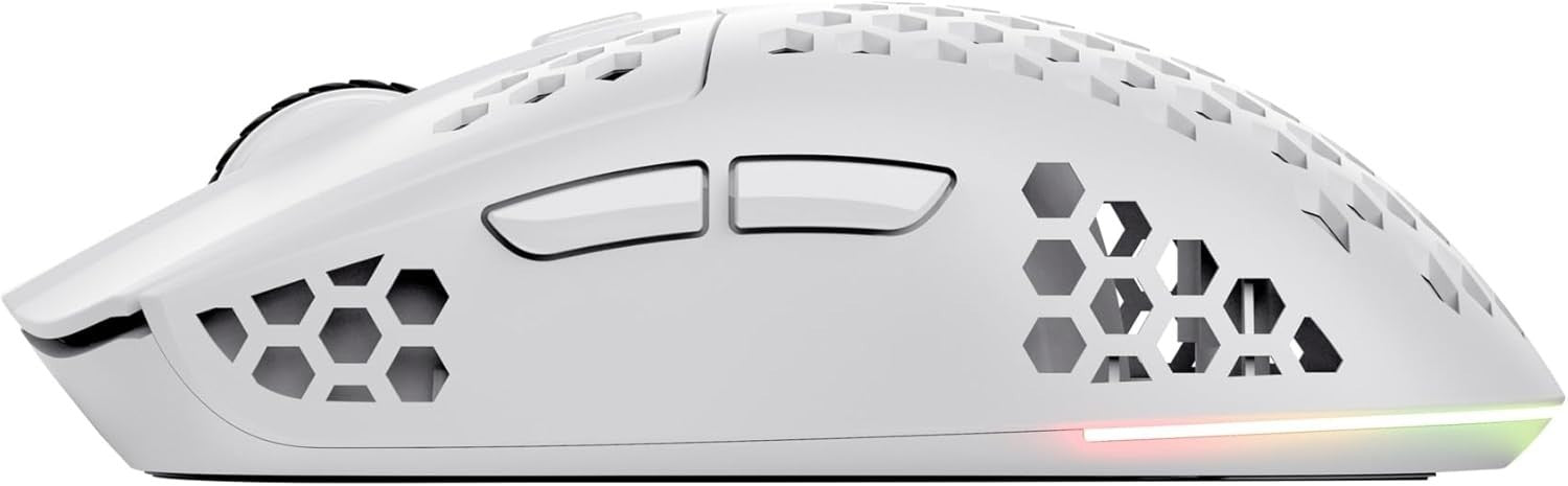 Ultralight Wireless Gaming Mouse 75g 80H RGB 4800 DPI White