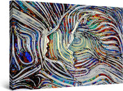 Abstract Eternal Woman Canvas Wall Art 80×120 cm Modern Luminous Decor