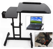Portable Tattoo Workstation Adjustable Desk Mobile Studio Table with Storage