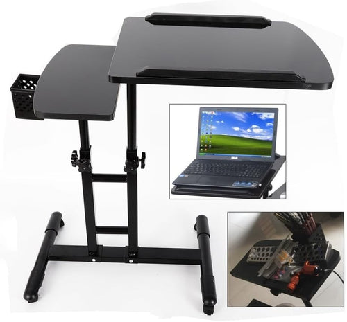 Portable Tattoo Workstation Adjustable Desk Mobile Studio Table with Storage