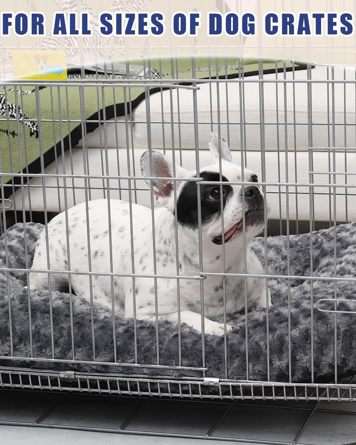 XXL Calming Dog Bed Washable Crate Mattress 122x74x10cm