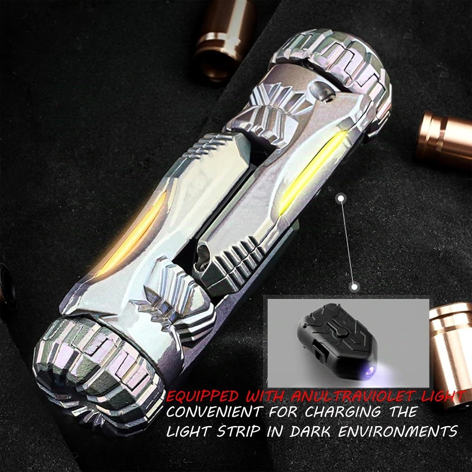 Executive Alloy Fidget Gadget Spinner Clicker Slider Stress Relief