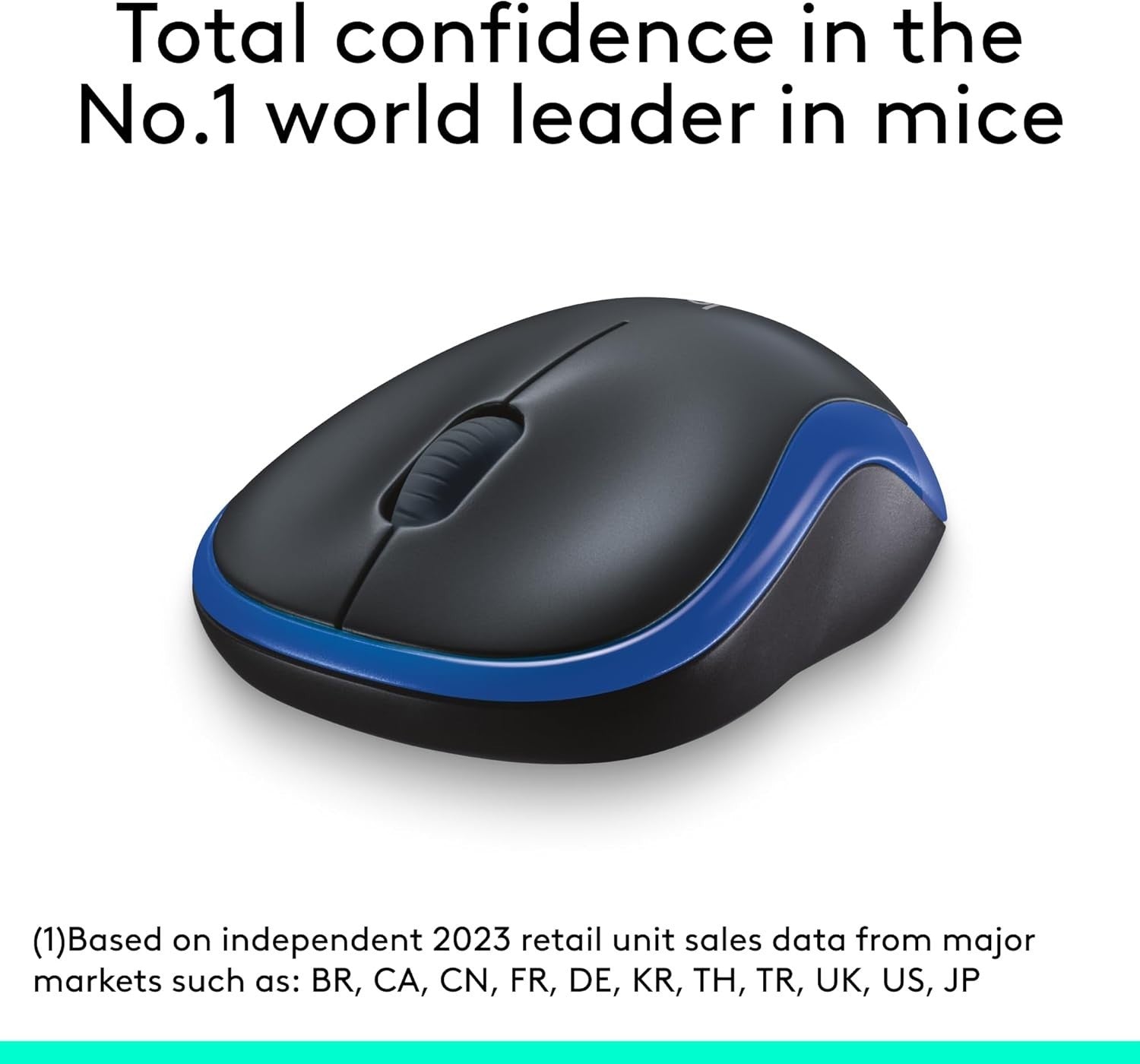 Wireless Mouse 2.4GHz USB Nano Receiver 1000 DPI Silent Click Laptop PC