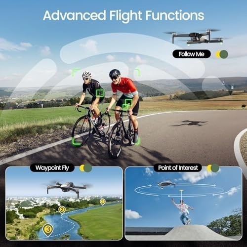 Holy Stone HS460 GPS Drone 4K Camera, 26 Min Flight, FPV, Foldable, Beginner