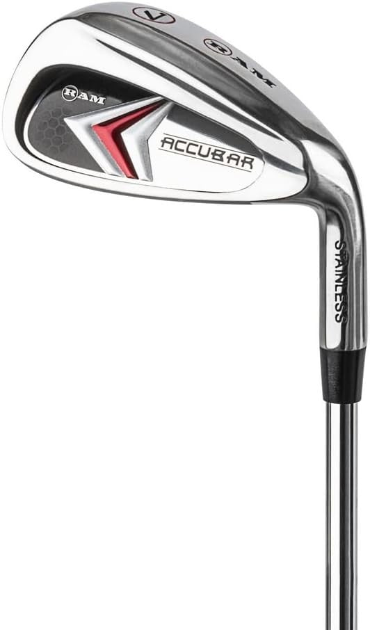 Mens Right Hand Golf Club Set 13pc Stiff Flex 1” Longer Driver Irons Bag