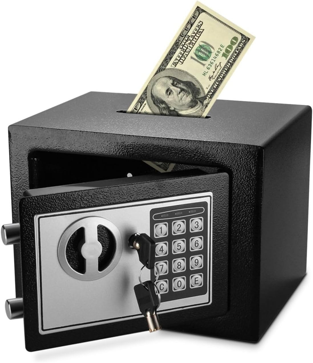 Drop Slot Depository Safe Box Digital Keypad Cash Money Security Lock