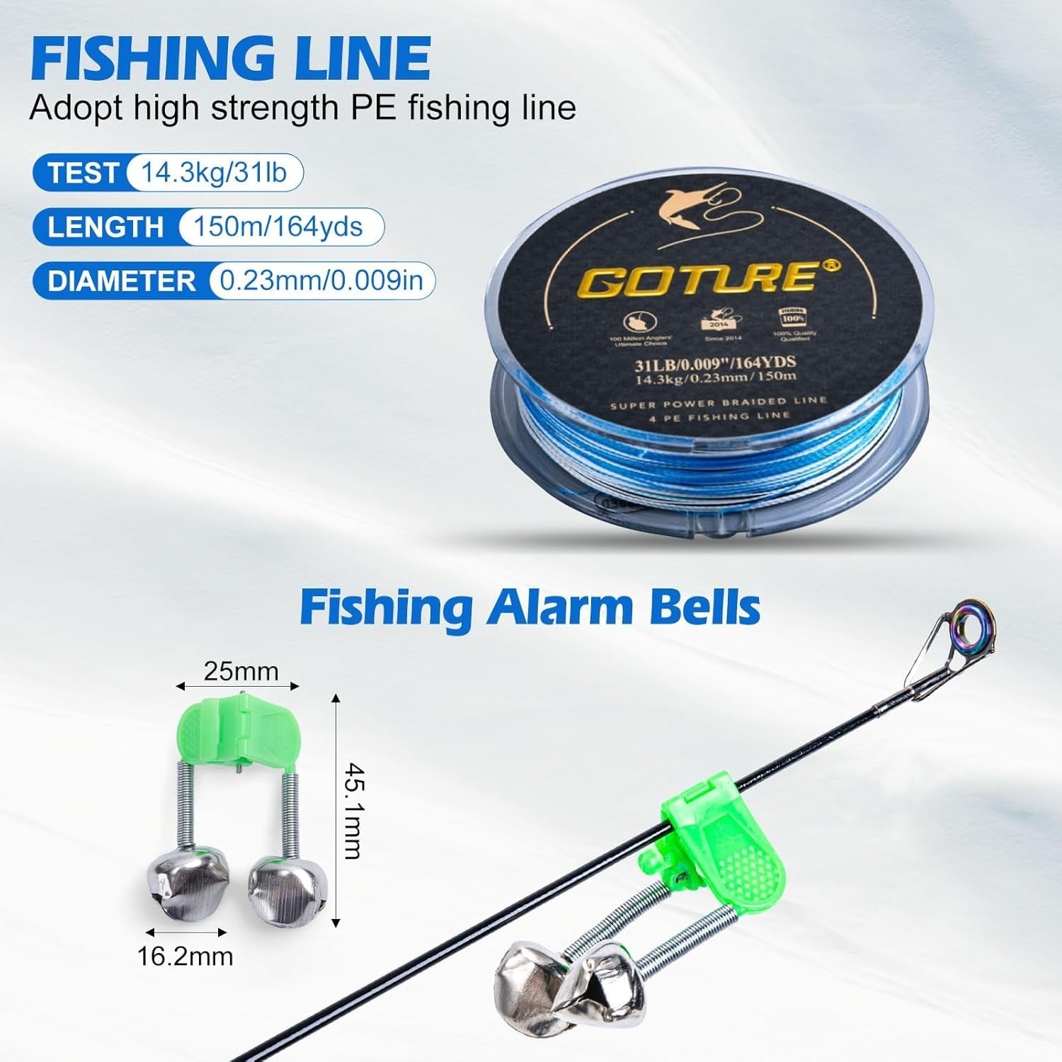 Goture Telescopic Fishing Rod & Reel Set – 1.8M-2.7M, Spinning Combo Kit