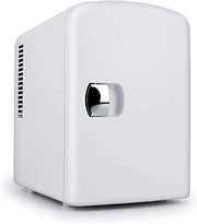4L UV Mini Fridge | Disinfecting, Cooler & Warmer, Portable White 6 Can
