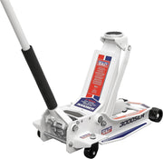 3 Ton Low Profile Long Reach Trolley Jack Twin Piston Rocket Lift 100–535mm